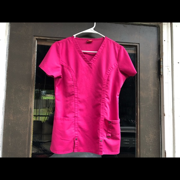 Dickies Women’s Pink Scrub Uniform Size XS/XCH/TP - Picture 5 of 14